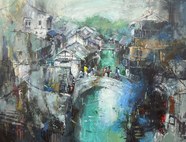 漫漫水鄉 壓克力91x116.5 cm