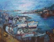 期待明天 壓克力 91x116.5cm