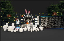 2022桃園萬聖城-設計以台灣最火紅恐怖電影「咒」,以大型氣球製作的詛咒兔