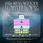 DAY6曼谷演唱會票價及座位圖