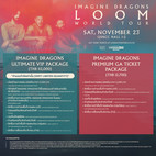 Imagine Dragons曼谷演唱會VIP套票