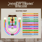 SEVENTEEN Concert Philippines Seat Layout