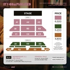 SJ Yesung Bangkok Concert 2025 Seat Layout