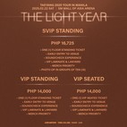 TAEYANG Manila Concert 2025 VIP Packages