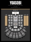 YOASOBI演唱會2025台北站包廂加開票價及座位圖