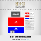 BE:FIRST Bangkok Concert 2025 Seat Map