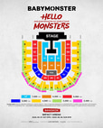 BABYMONSTER Bangkok Concert 2025 Seat Map