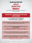 BABYMONSTER Vietnam concert 2025 fanclub presale