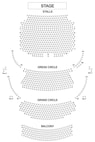 Sitzplan des Novello Theatre