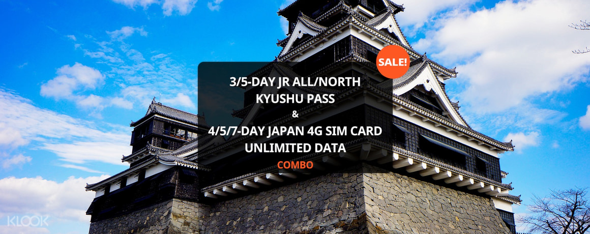 [sale] 3 5 Day Jr All North Kyushu Pass And 4g Sim Card Unlimited Data Tw Hk Airport Pick Up