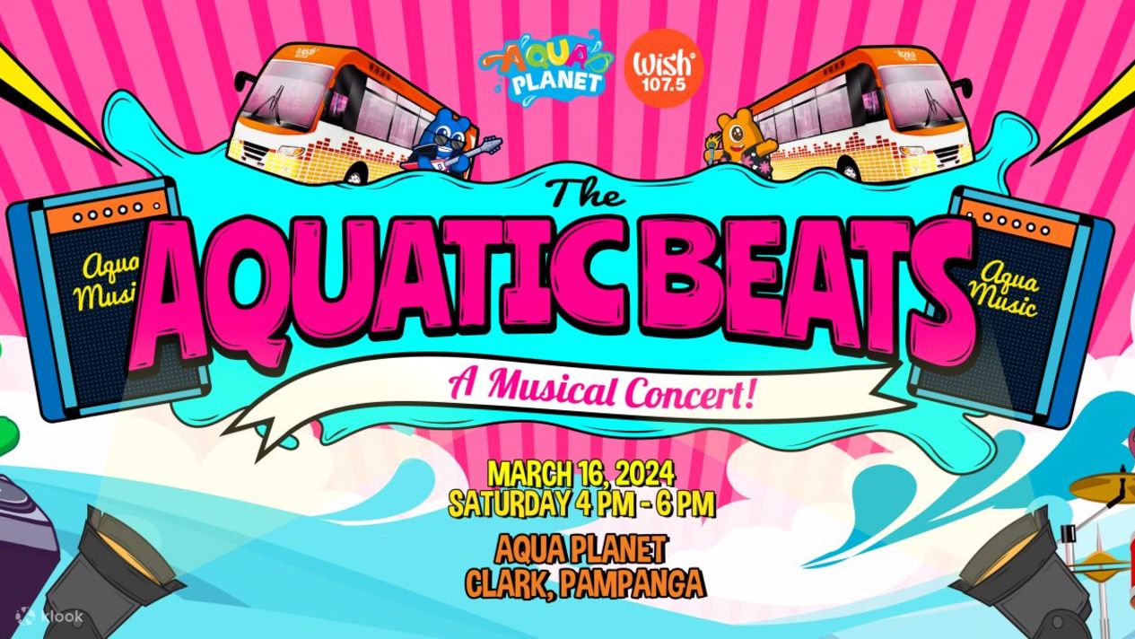 Aqua Aquatic Beats Musical Concert in Clark Klook Philippines