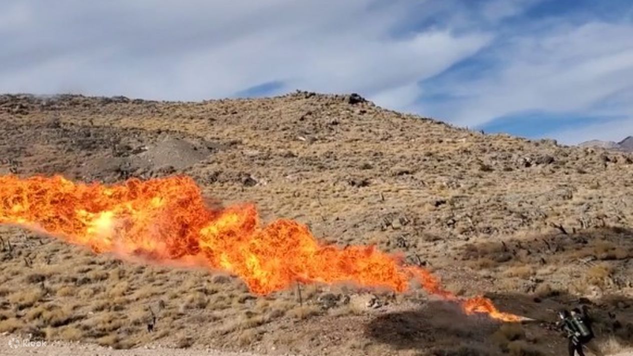 Join In Flamethrower Experience in Las Vegas Klook