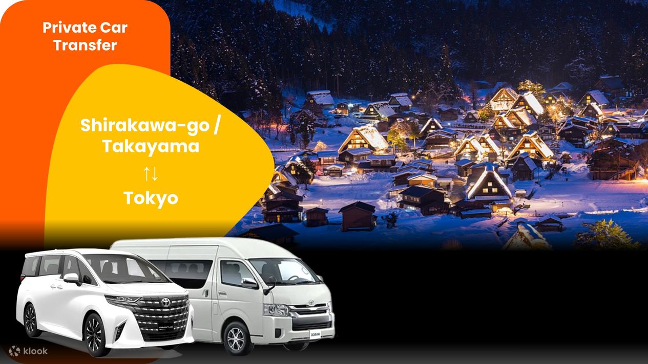 Tokyo to Shirakawa-go & Takayama City Charter