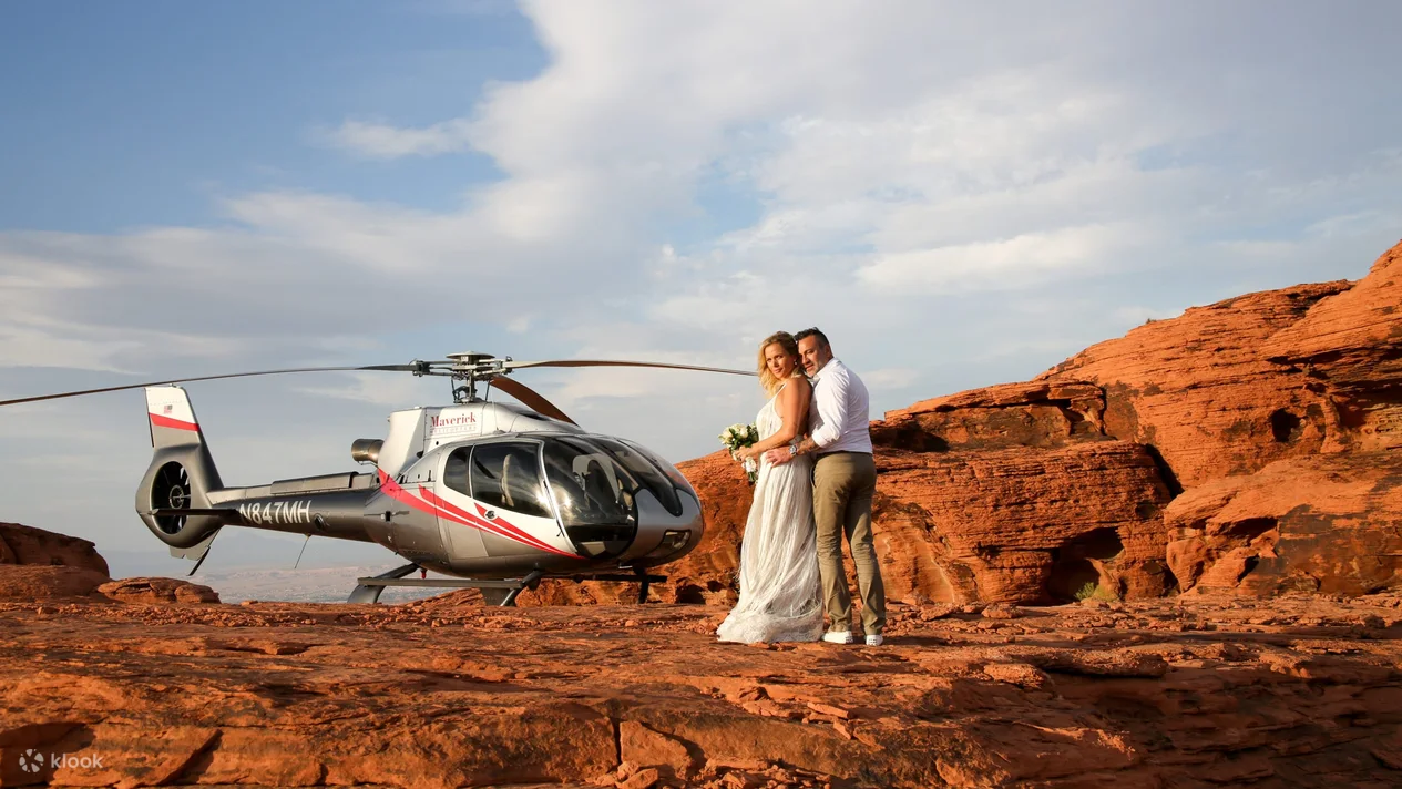 Valley of Fire Helicopter Wedding Experience in Nevada by Klook