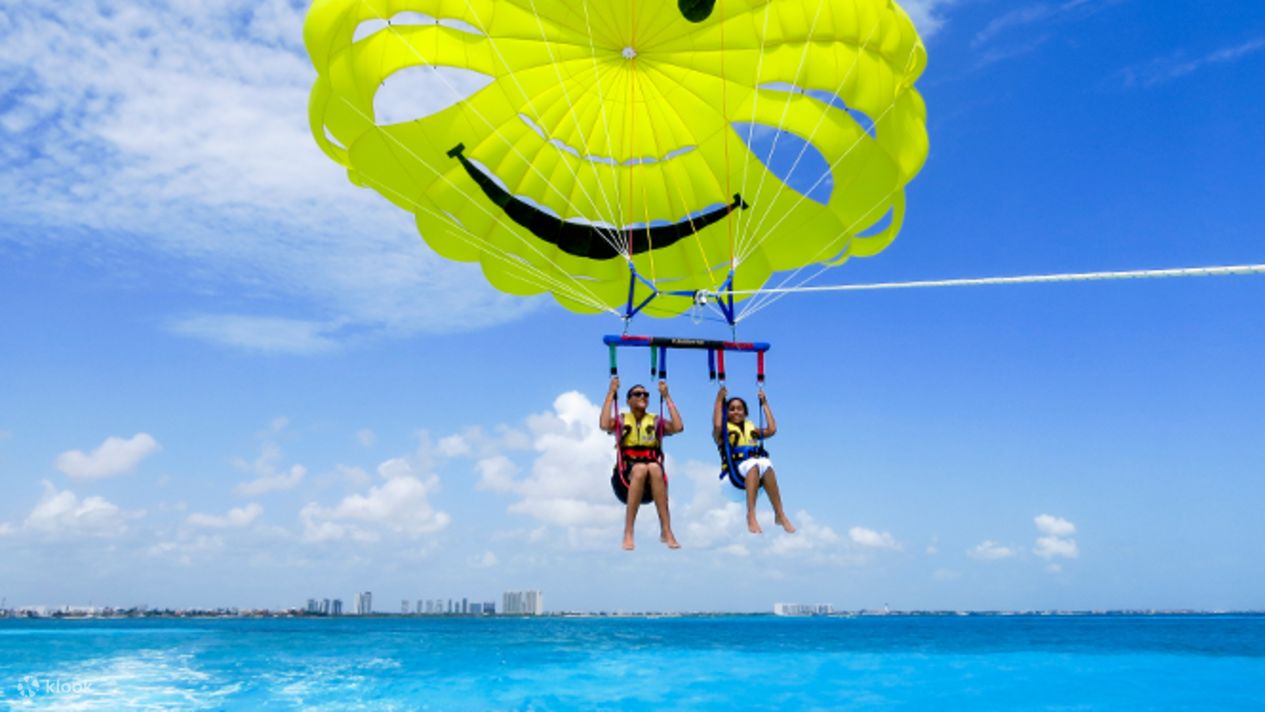 Experience Parasailing in Cancun with breathtaking views - Klook ...