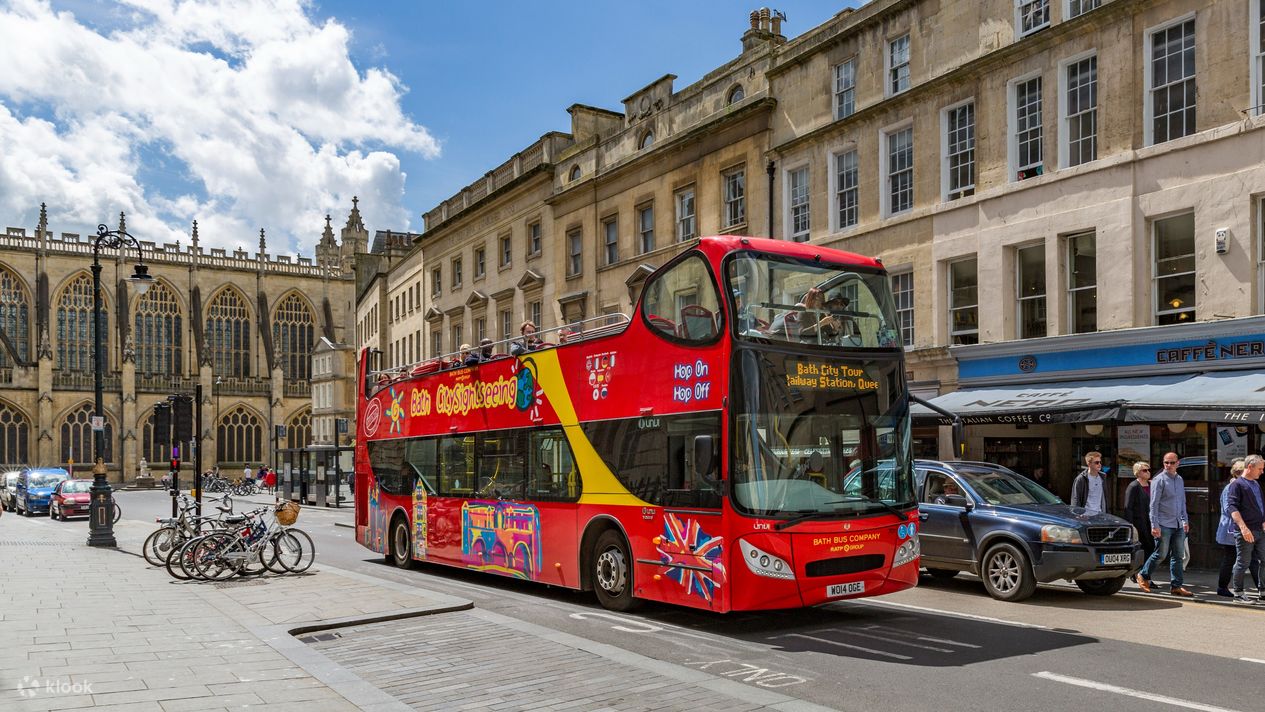 Bus bath. Hop on Hop off Bus. Sightseeing. Bath City Sightseeing