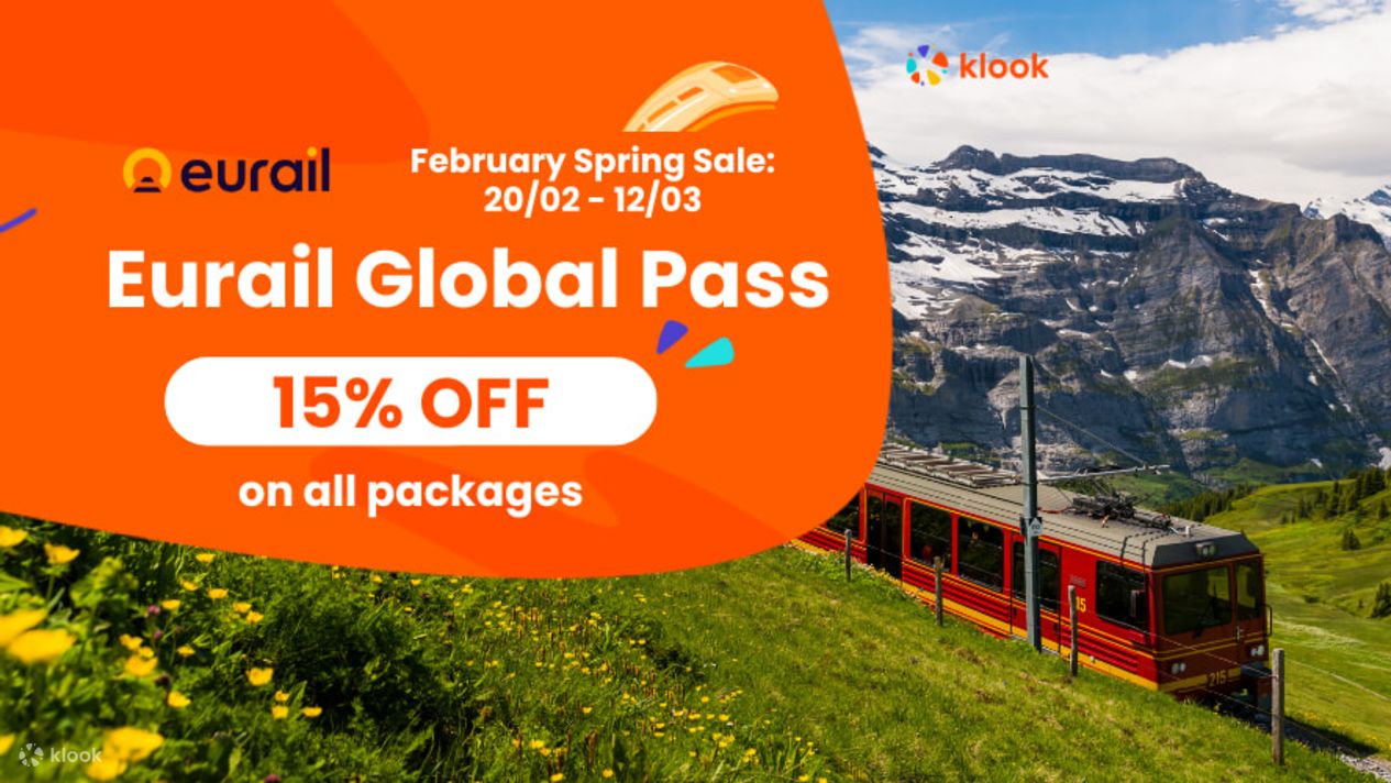 Eurail Global Pass 33 European Countries Klook
