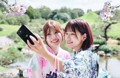 Kumamoto Suizenji Kimono and Wahuku experience