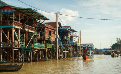 Visite du village flottant de Kampong Phluk