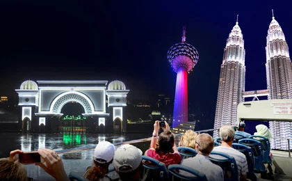 KL City of Lights Tour with Hop-on Hop-off Bus