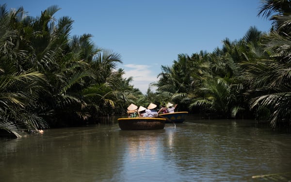 Coconut Forest Basket Boat Ride Experience in Hoi An