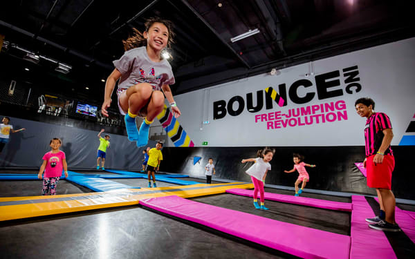 BOUNCE Freestyle Playground and Indoor Trampoline Park in Singapore