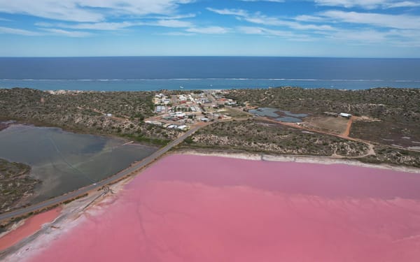 3-Day Western Australia Pink Lake and Kalbarri Tour with drone photo