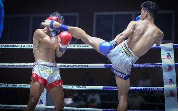 Fight Night at Chinnarach Muay Thai Stadium Kho Phangan
