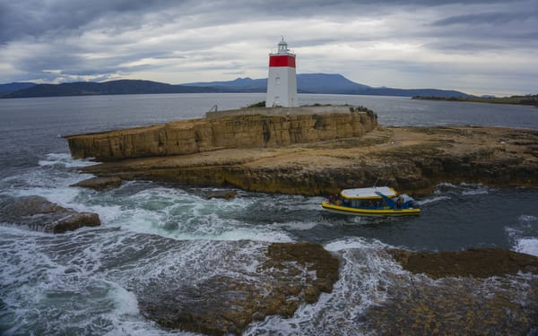 Iron Pot Lighthouse coastal eco-cruise from Hobart