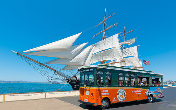 San Diego Hop-On Hop-Off Trolley Trip