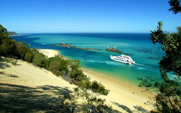 Moreton Island Shipwreck Cruise Tour from Brisbane or Gold Coast