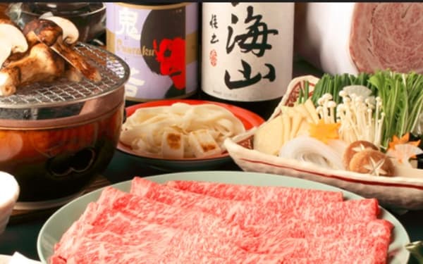 Beef Shabu Sukiyaki Specialty Restaurant Zen in Sapporo