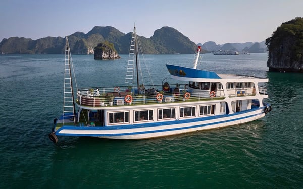 Reina Day Cruise: Ha Long Bay with Sung Sot and Ti Top