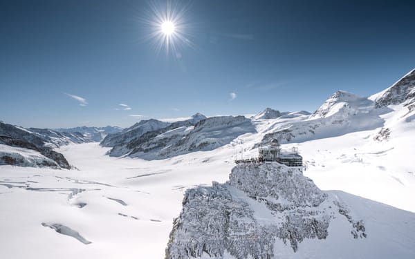 Jungfraujoch and Interlaken Day Tour by Glass Roof Bus