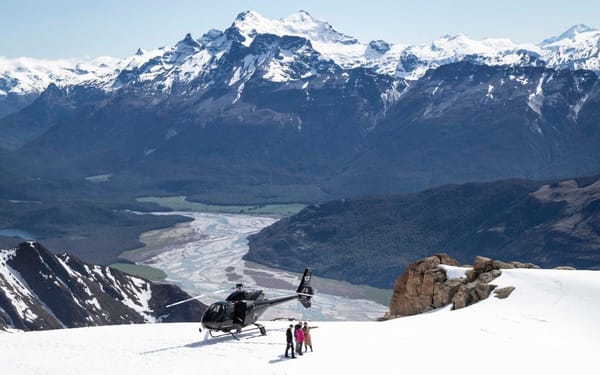 Snow Landing from Glenorchy