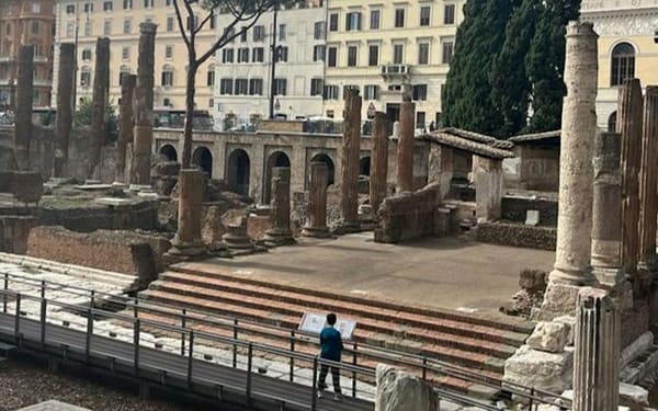 Archeological Area Largo Argentina in Rome