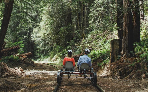 Fort Bragg Scenic Railbike Excursion in Mendocino