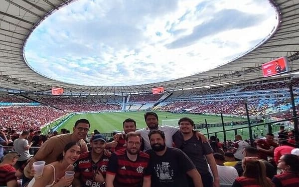 Live Football Match at Maracana Stadium