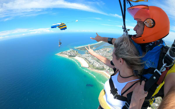 Beach Landing Tandem Skydive Experience
