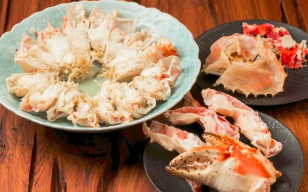 Katukanino Hanasaki  Michelin Starred Crab Dish in Sapporo