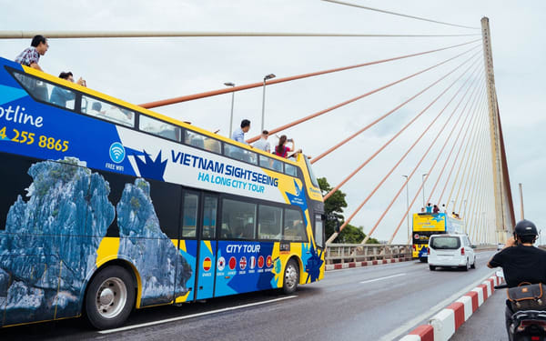 Ha Long City Sightseeing Double-Decker Bus Ticket by City Sightseeing