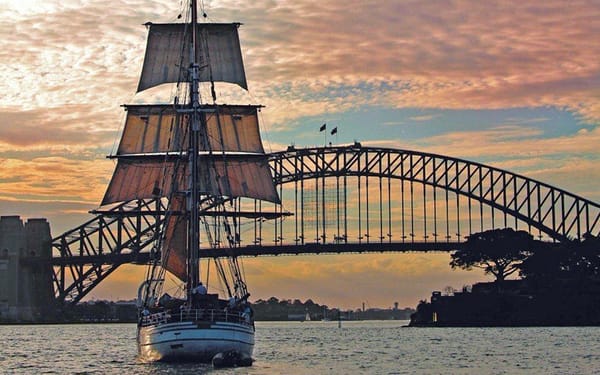 Tall Ship Dinner Cruise on Sydney Harbour