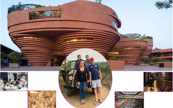Hanoi Half-Day Jeep Tour to Bat Trang Pottery Village & Workshop