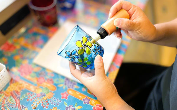 Glass Painting Experience in Okinawa