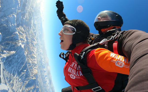Wanaka Tandem Skydive Over Southern Alps and Lakes