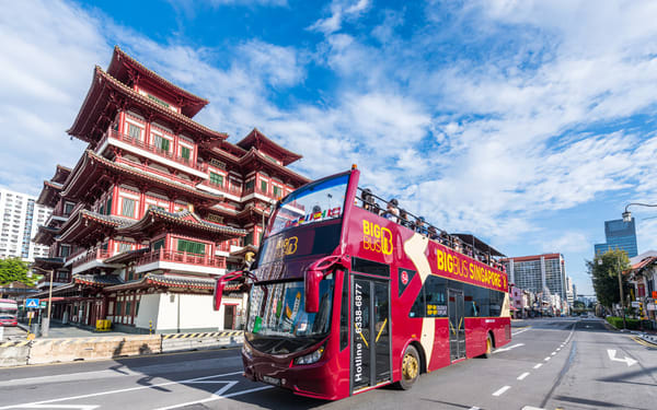 Big Bus Singapore Hop On Hop Off Tour (Open-Top)