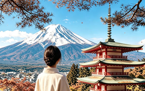 (Cable Car Ticket Included) Mt. Fuji & Lake Kawaguchiko Day Tour | Mt. Tenjo Park / Oshino Hakkai / Chureito Pagoda / Lawson Convenience Store | Off-Peak Travel (Departing from Tokyo)