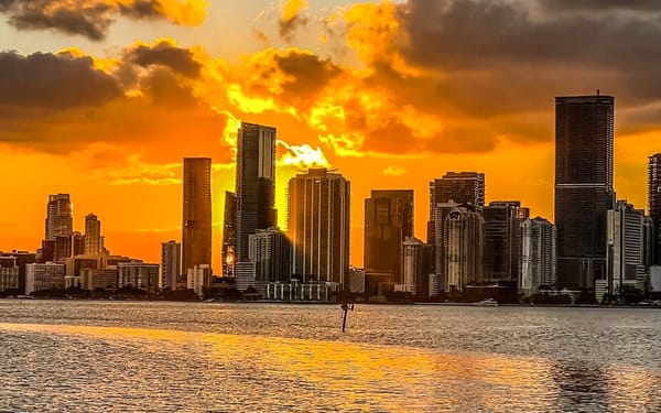 Miami Skyline Sunset Cruise Tour of South Beach and Biscayne Bay