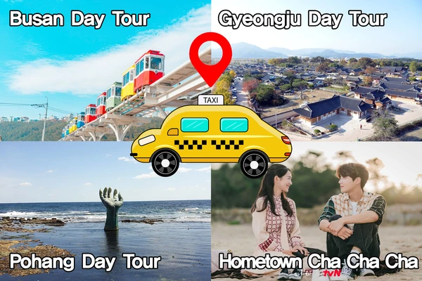 Busan, Gyeongju, Pohang Charted Taxi Tour departing from Busan