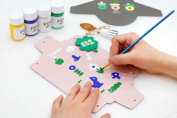 Leather Craft DIY Art Experience in Seoul Myeongdong
